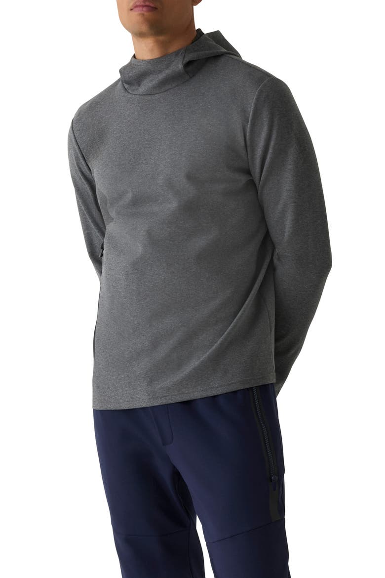 Cokato Performance Hoodie, Main, color, SMOKE HEATHER