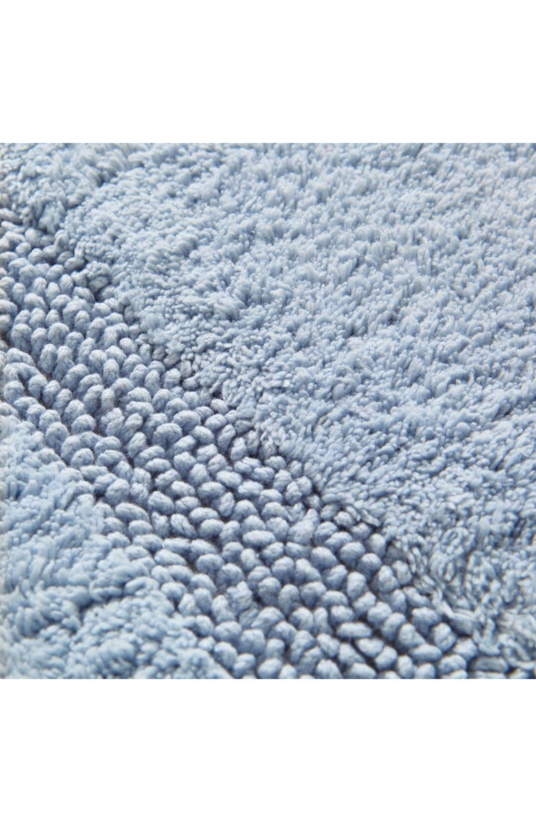 Nautica Peniston Solid Cotton Bath Rug, Alternate, color, Light Pastel Blue
