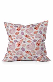 Deny Designs Seashell Square Throw Pillow