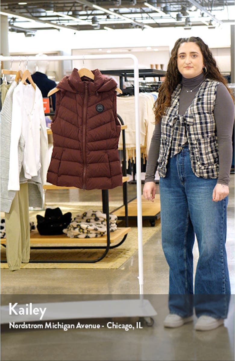 Clair 750 Fill Power Down Vest, sales video thumbnail