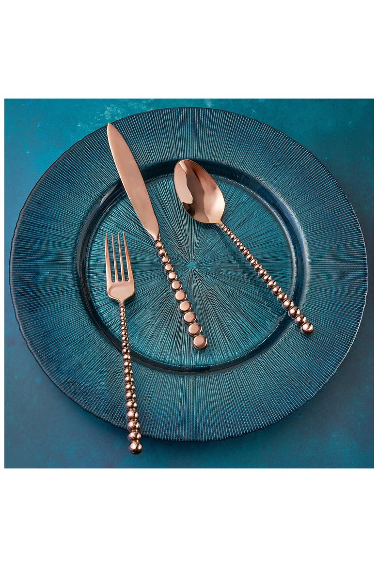 Rondure 20-Piece Flatware Set, Alternate, color, COPPER