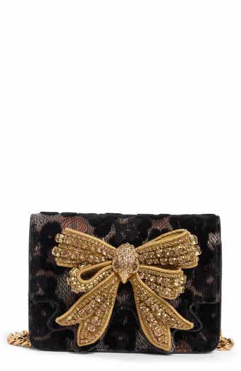 Kurt Geiger London Extra Small Shoreditch Crystal Bow Crossbody Bag