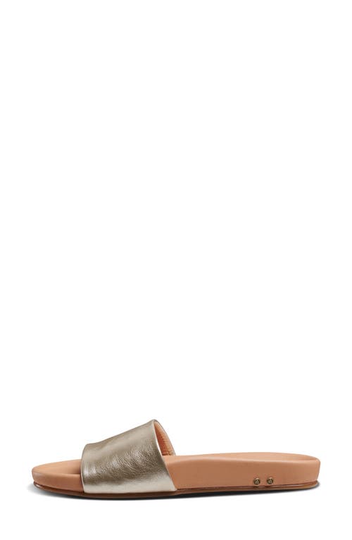Beek Gallito Slide Sandal In Gold