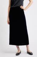 Eileen Fisher Velvet Midi A-Line Skirt