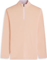 Bugatchi Mélange Quarter Zip Pullover