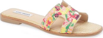 Hadyn Floral Embroidered Slide Sandal