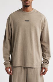 Fear of God Essentials Classic Fit Long Sleeve Logo Graphic T-Shirt