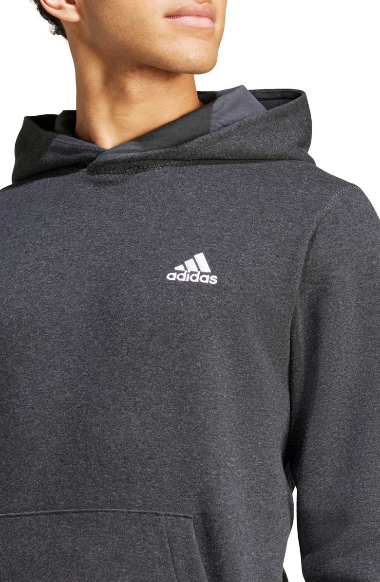 adidas AEROREADY Cotton & Recycled Polyester Hoodie, Alternate, color, 