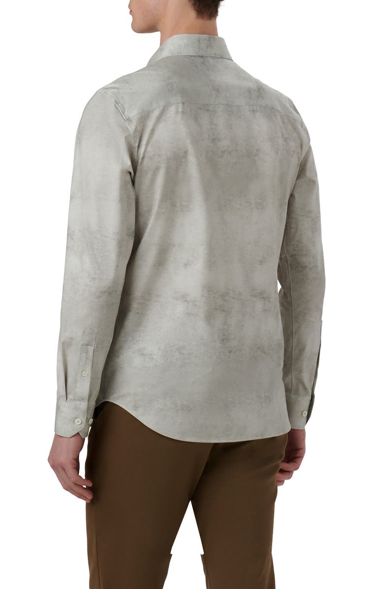 Bugatchi James OoohCotton<sup>®</sup> Airbrush Print Button-Up Shirt, Alternate, color, 