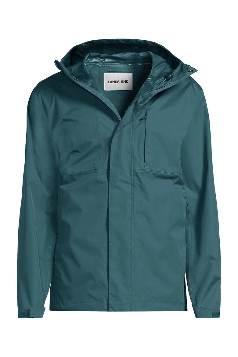 Waterproof Raincoat, Alternate, color, Teal Pool
