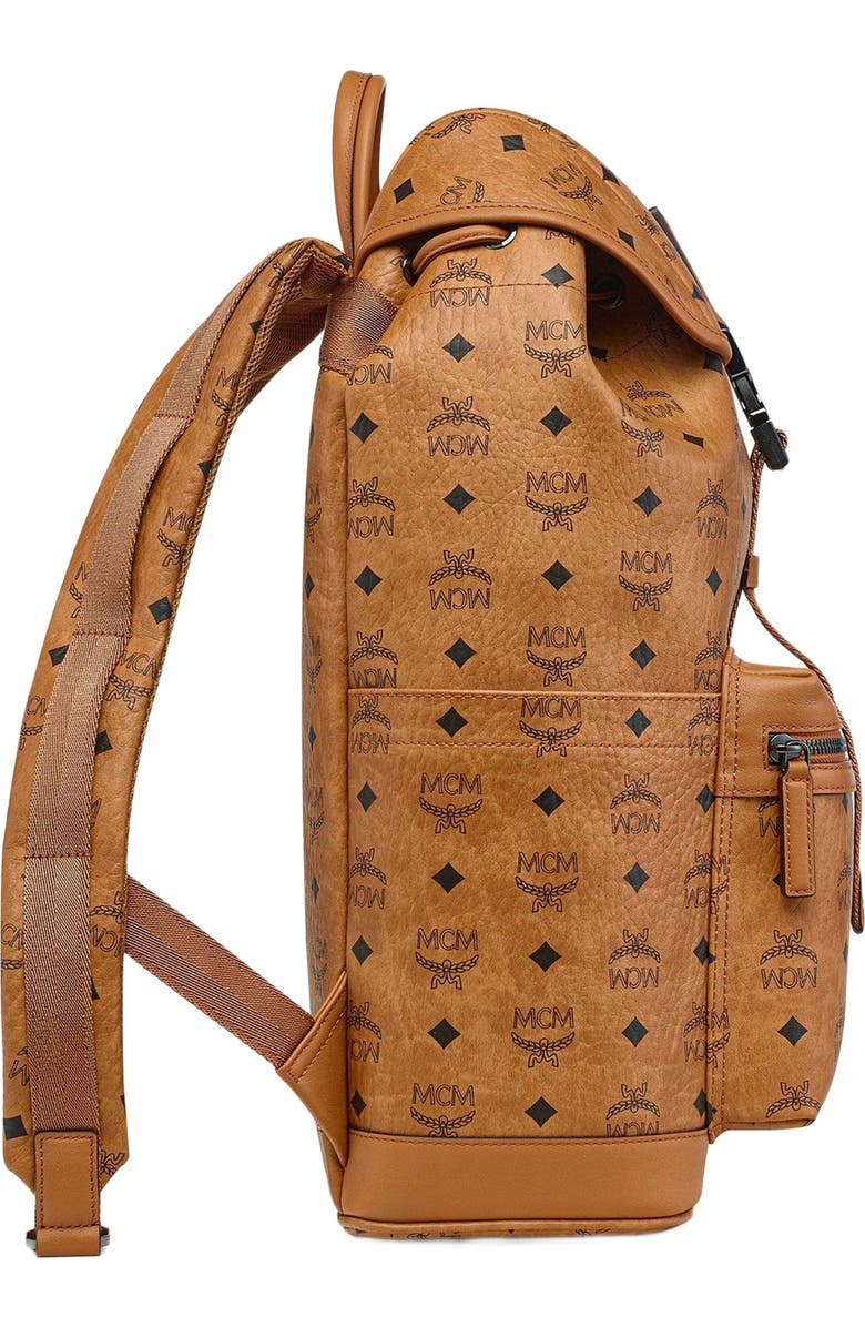 MCM Brandenburg Backpack in Visetos, Alternate, color,