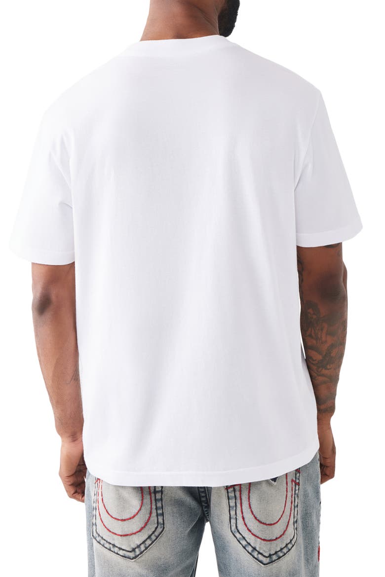 Brick Buddha Cotton Graphic T-Shirt, Alternate, color, OPTIC WHITE