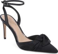 Jewel Badgley Mischka Federica Ankle Strap Pointed Toe Pump