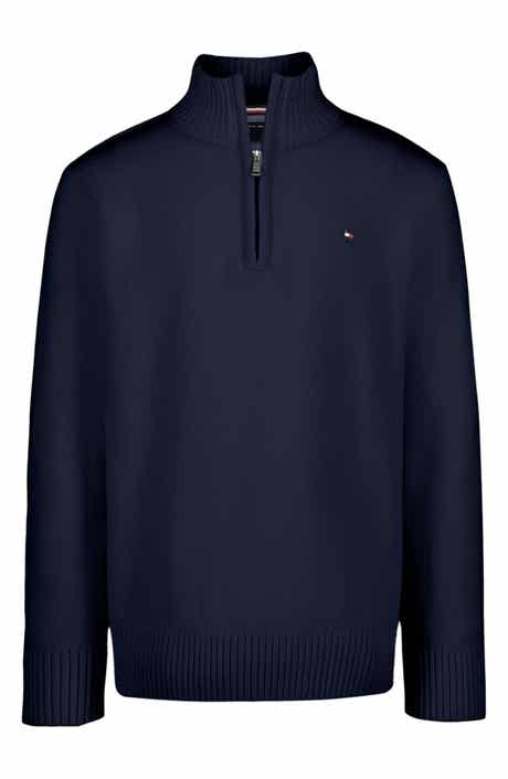 Kids' Quarter Zip Mock Neck Sweater