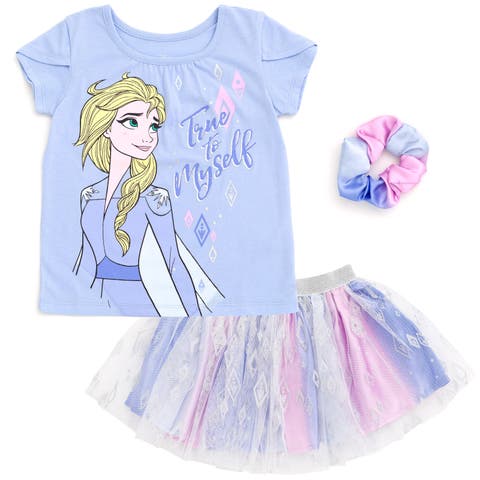 T-Shirt Skirt & Scrunchie Set (Toddler, Little Kid & Big Kid)