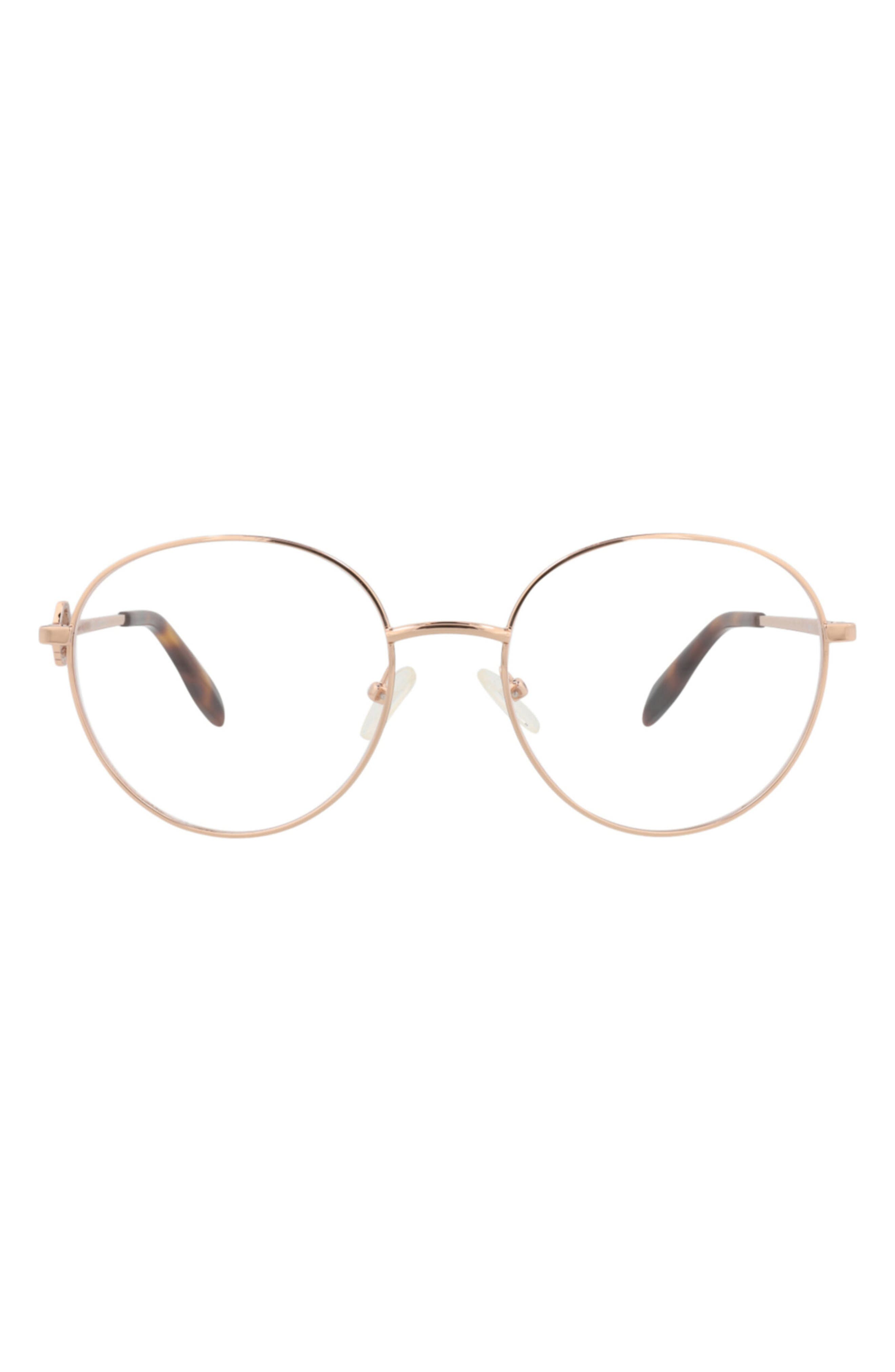 McQueen 55mm Round Optical Glasses