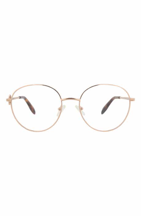 McQueen 55mm Round Optical Glasses