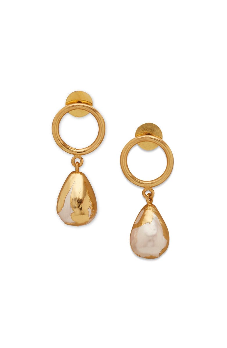 Dhwani Bansal LULUDROP EARRINGS, Main, color, Gold Plated