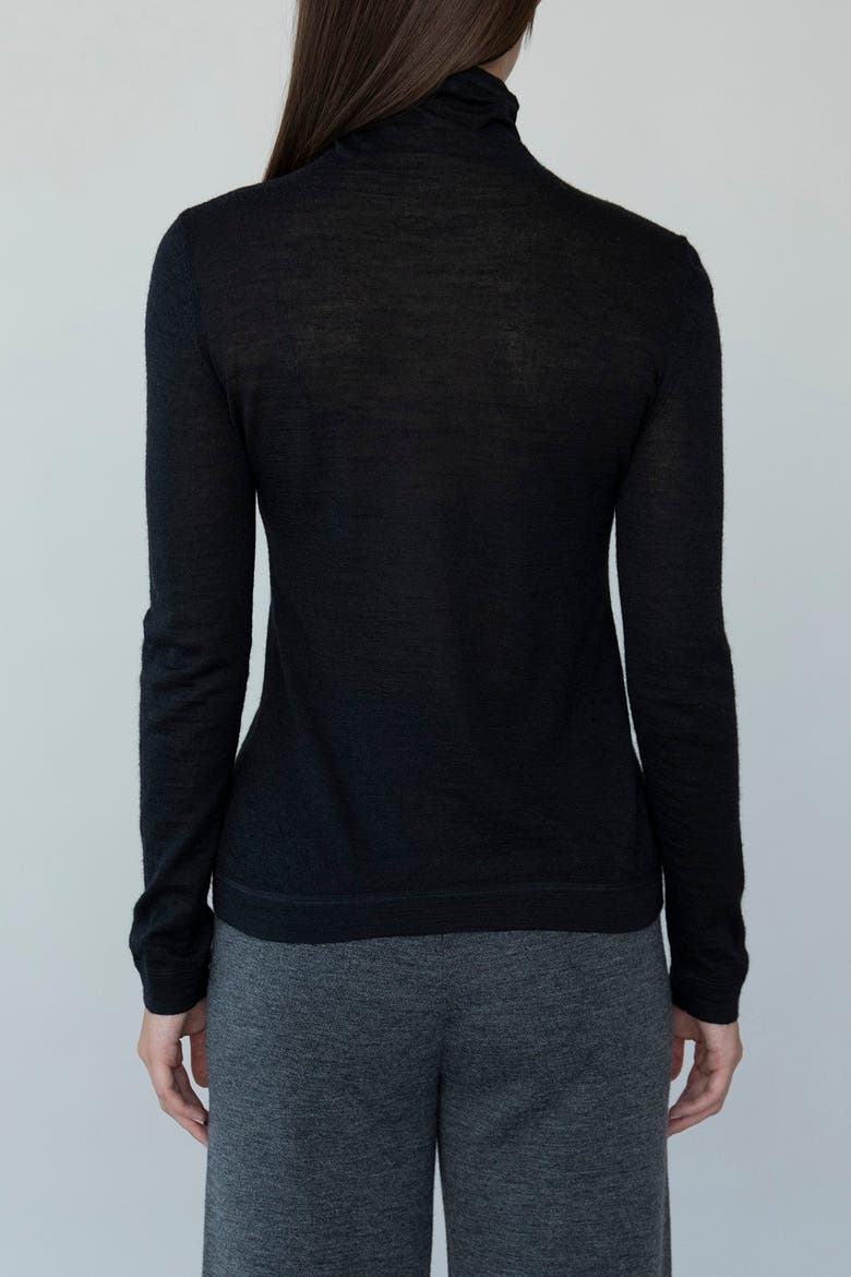 T Neck Pullover, Alternate, color, BLACK