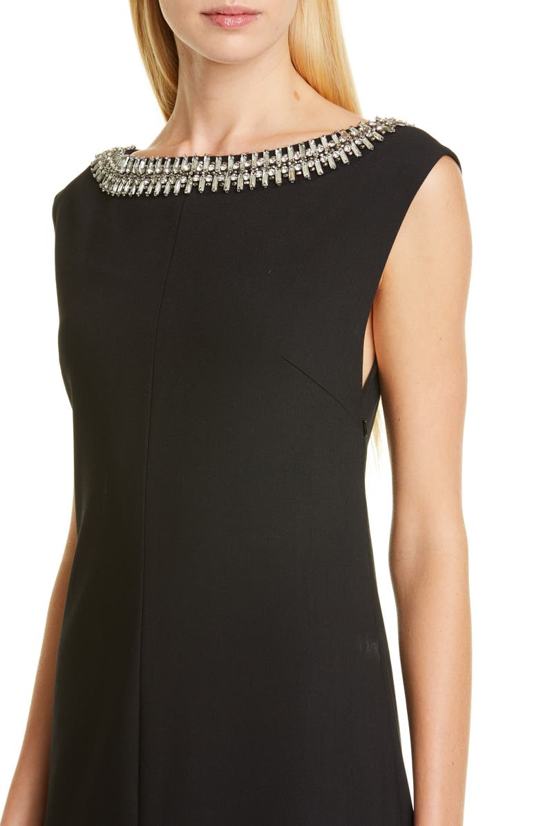 Carolina Herrera Embellished Bateau Neck Gown, Alternate, color,