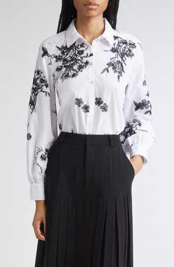 Cinq à Sept Esha Wildflower Whimsy Button-Up Shirt