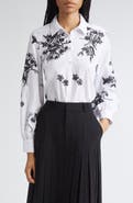 Cinq à Sept Esha Wildflower Whimsy Button-Up Shirt