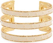 Karine Sultan Dots & Lines Cuff Bracelet