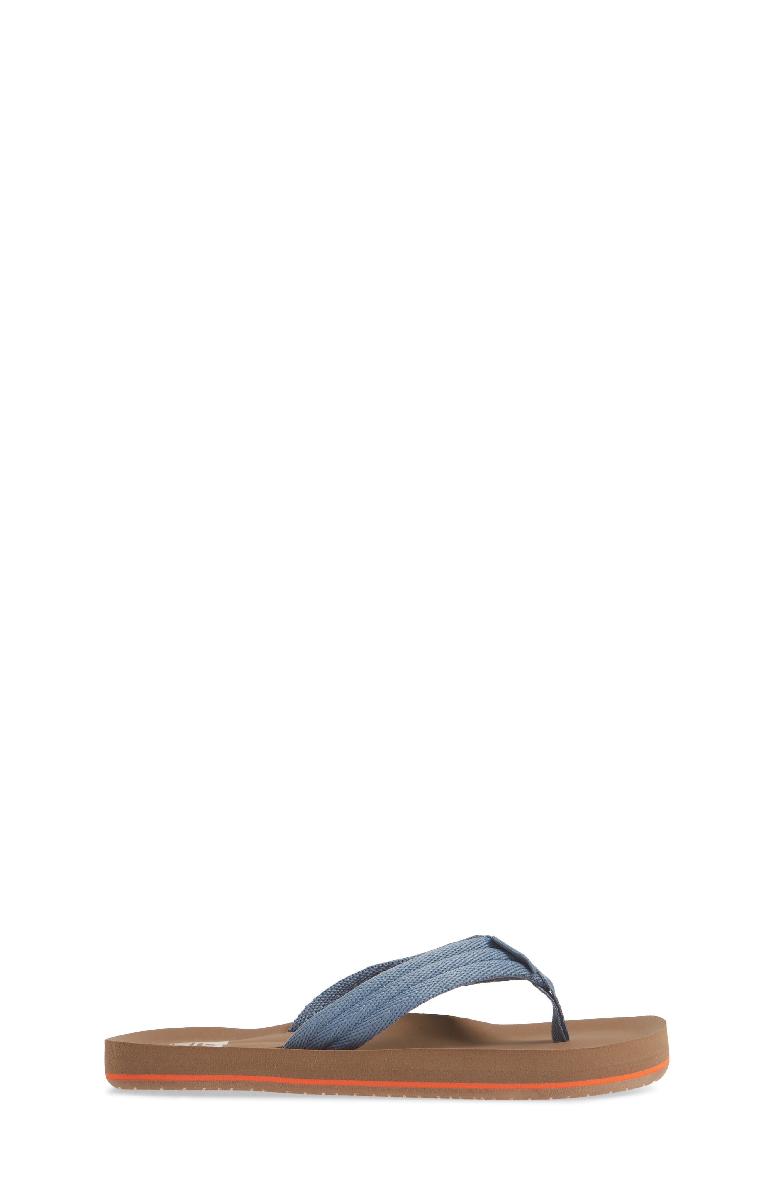 Ahi Beach Flip Flop, Alternate, color, TAN/ NAVY
