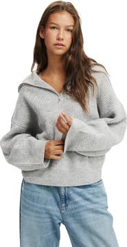 Cotton On Women's Luxe Half Zip Pullover