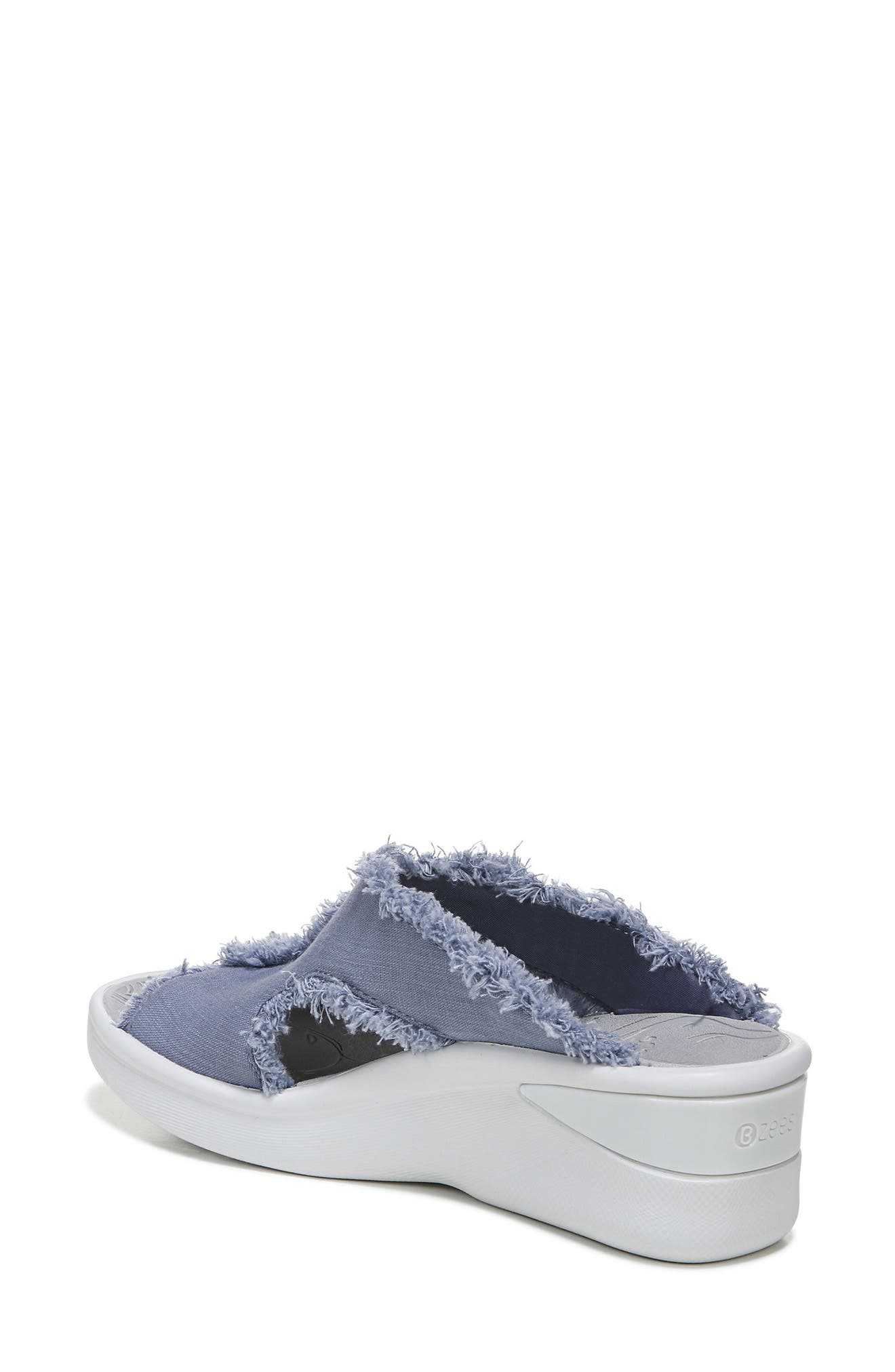 Serendipity Open Toe Wedge Sandal, Alternate, color, BLUE