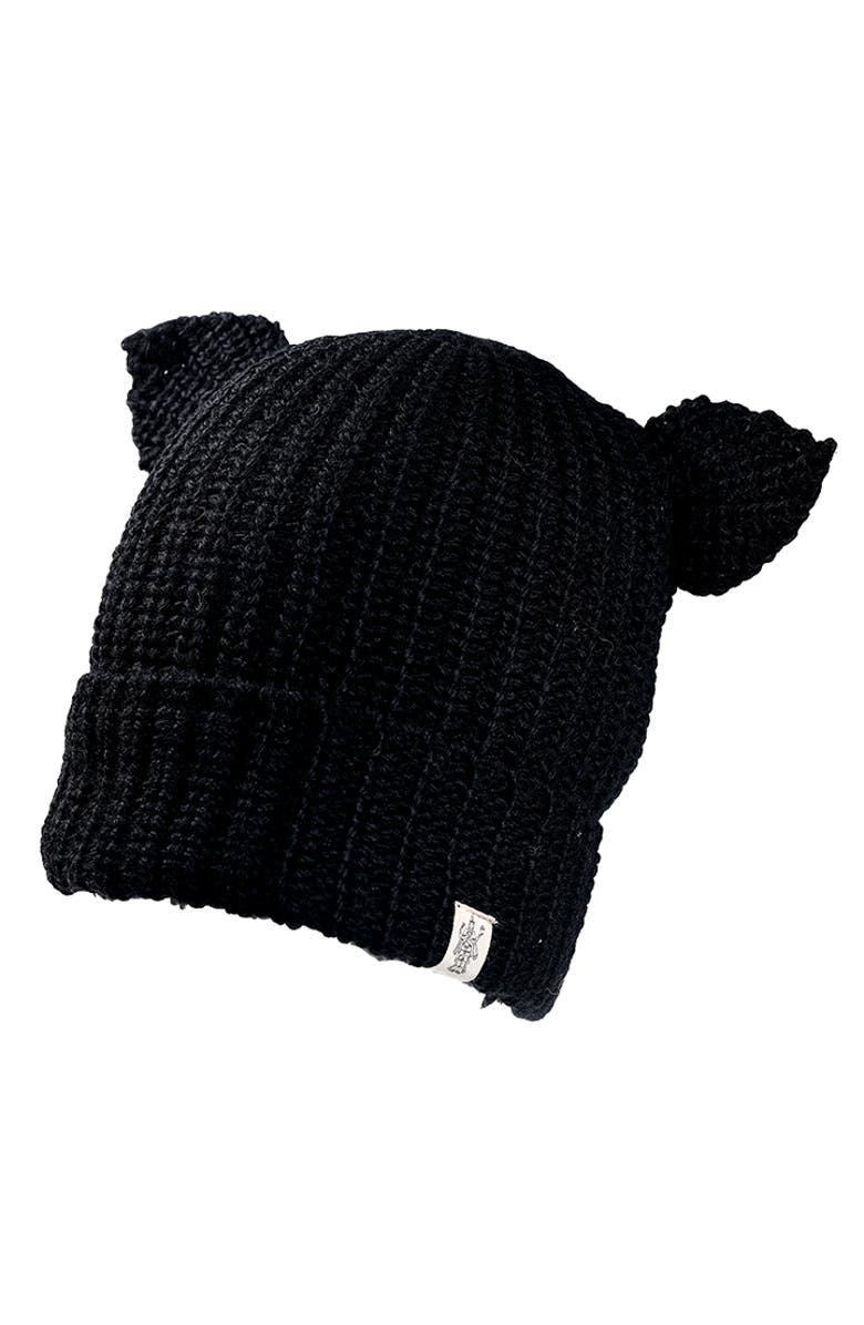 Nirvanna Designs Charlie Hat, Main, color, Black