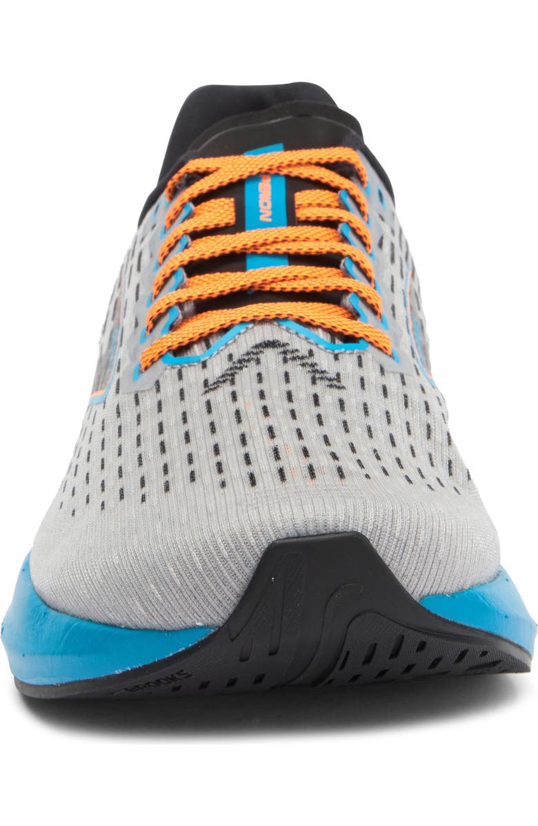 Brooks Hyperion Running Shoe, Alternate, color, Grey/Atomic Blue/Scarlet