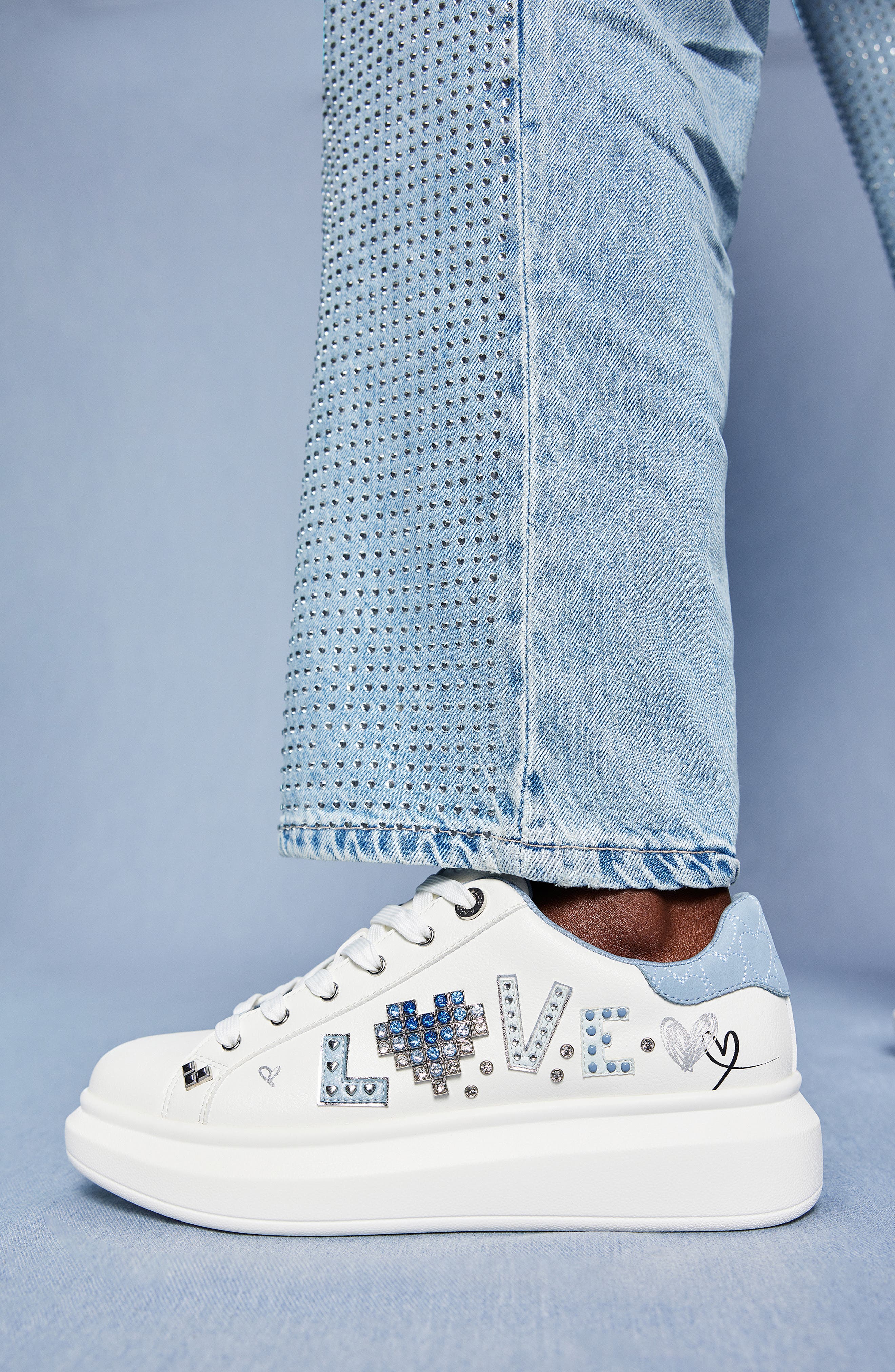 ALDO Digilove Platform Sneaker, Alternate, color, 