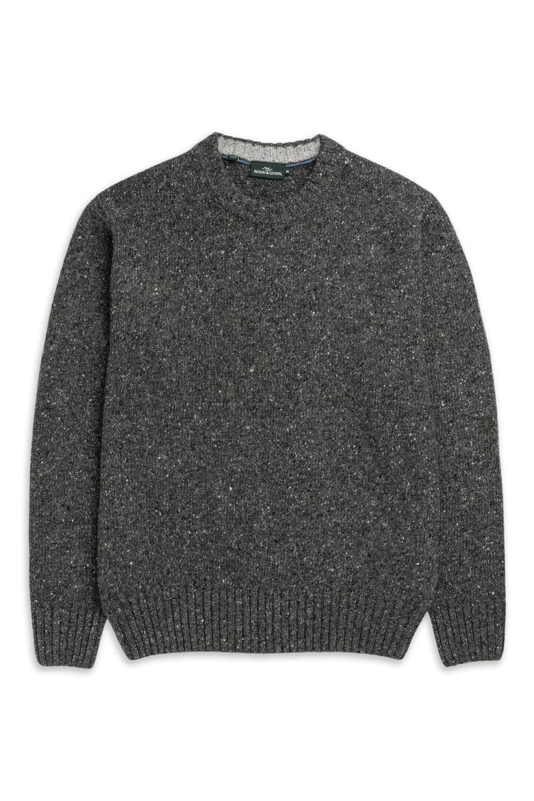 Cox Road Tweed Wool Blend Crewneck Sweater, Main, color, TARMAC