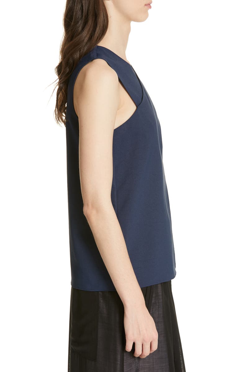 Tibi Chalky Drape Front Wrap Top, Alternate, color, 