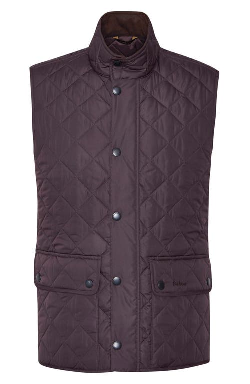 Barbour New Lowerdale Diamond Quilted Vest In Brown