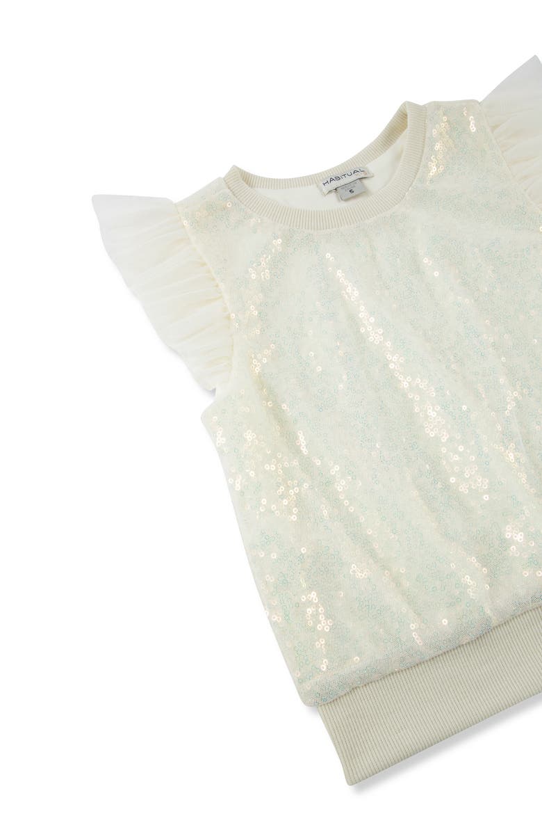 Habitual Kids Kids' Velour Sequin Top & Sweatpants Set, Alternate, color, 