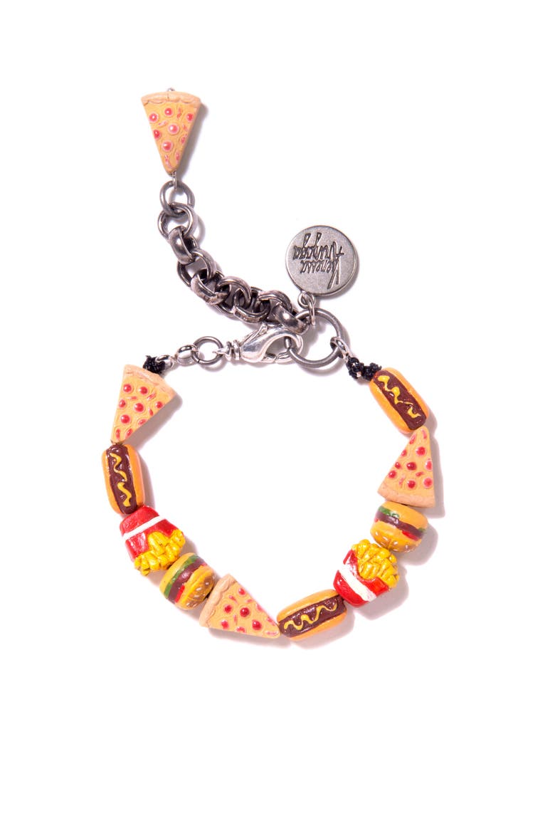 Junk Food Bracelet, Main, color, Multi