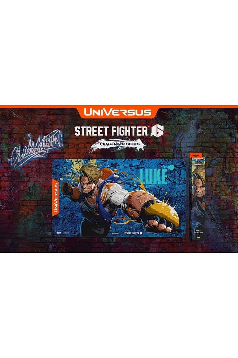 Street Fighter 6 Challenger Series Luke Playmat, Alternate, color, Multicolored