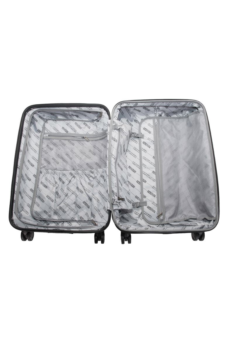 Renegade Lightweight Hardside Expandable Spinner Luggage, Alternate, color, SILVER