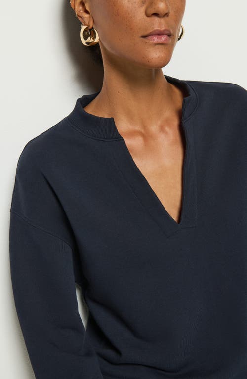 NATION LTD NATION LTD JESSI SPLIT NECK SWEATSHIRT