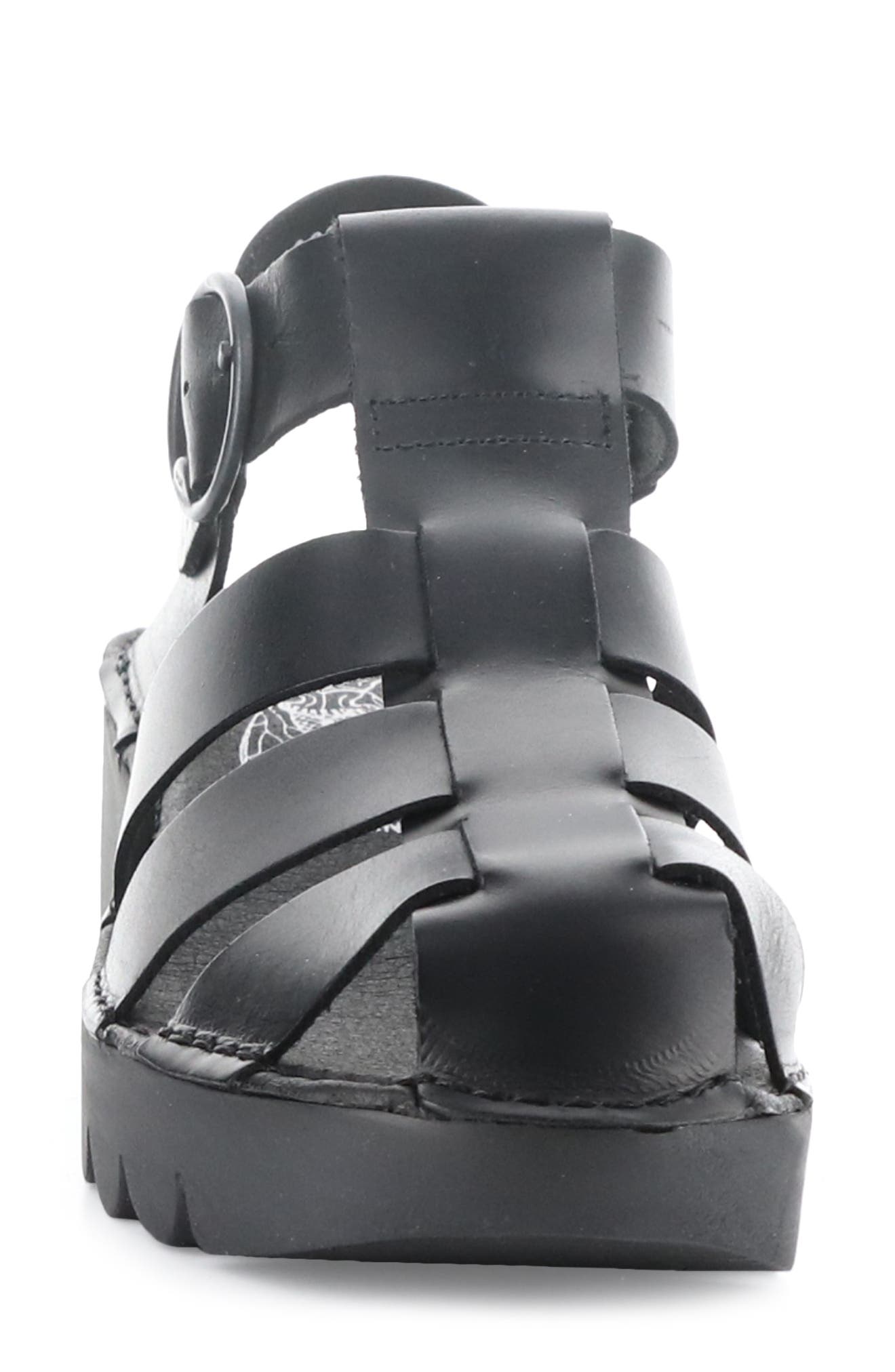 Fly London Emme Platform Fisherman Sandal, Alternate, color, 005 Black Bridle
