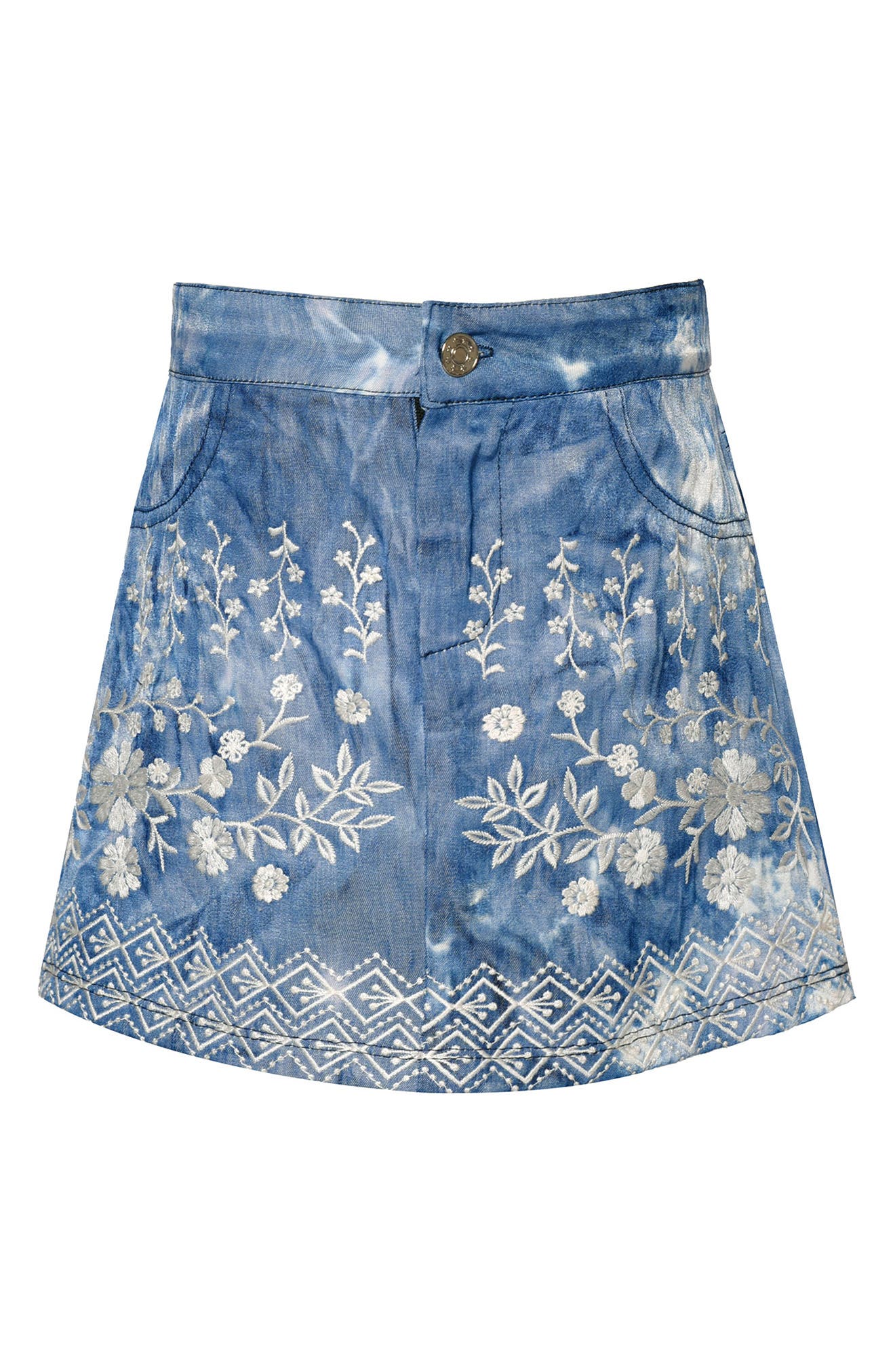 Kids' Embroidered Miniskirt