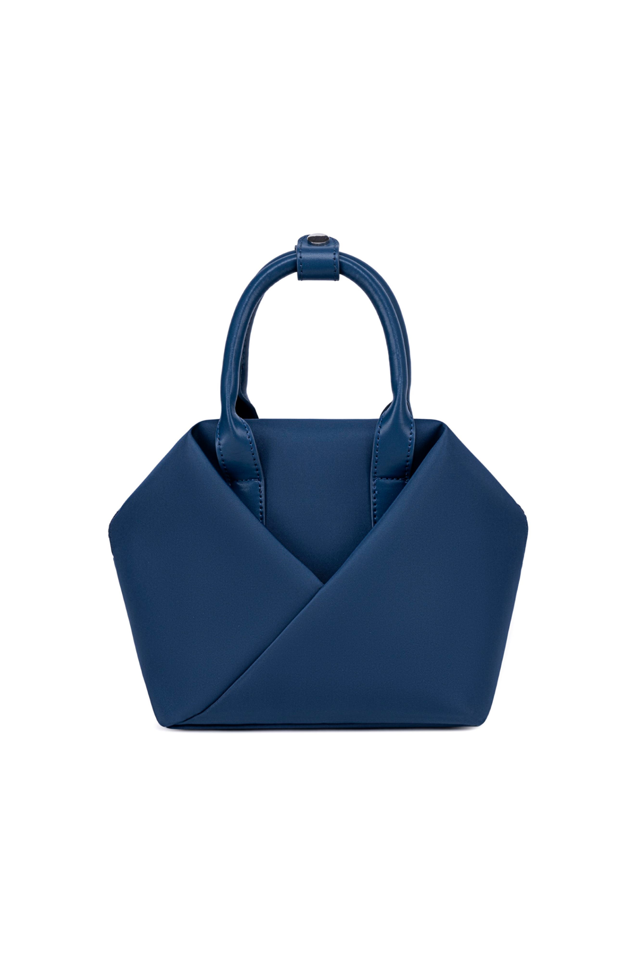 Small Origami Crossbody Tote and Handbag For Women, Main, color, Navy Blue