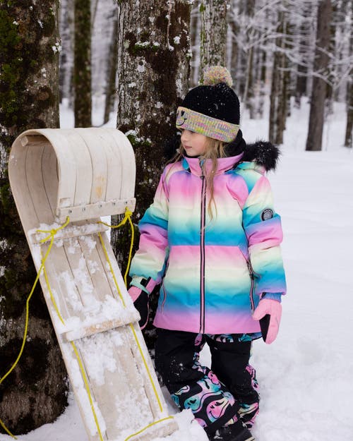 Deux Par Deux Two-piece Play Snowsuit In Multi