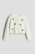 H&M Embroidery-detail Cotton Cardigan
