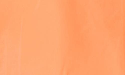 Akris Punto Tie Neck Keyhole Cutout Cotton Poplin Top In Peach