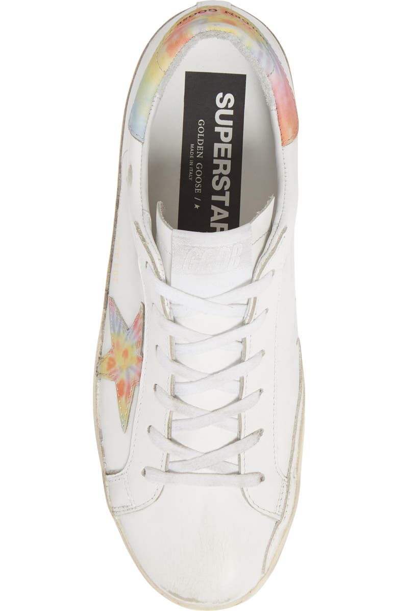 Golden Goose Super-Star Tie Dye Low Top Sneaker, Alternate, color,