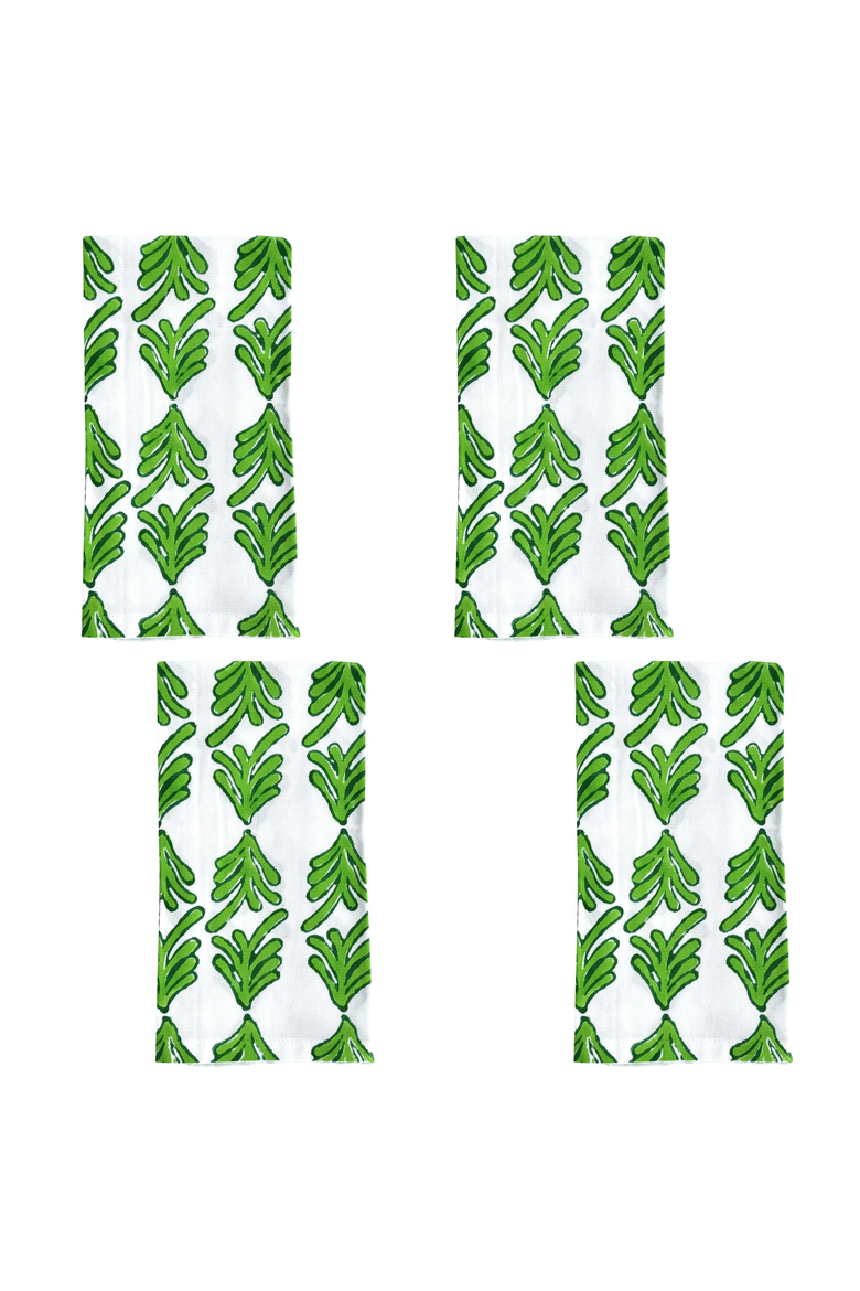 Palmetto Napkins - Set of 4, Main, color, Vine & Evergreen