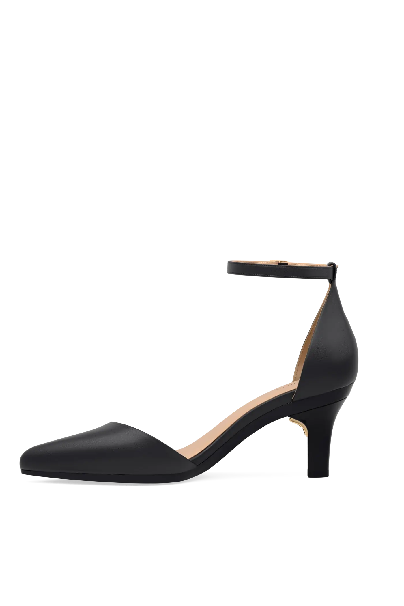 The D'Orsay 3" Stiletto Convertible Heel, Alternate, color, Coal Leather